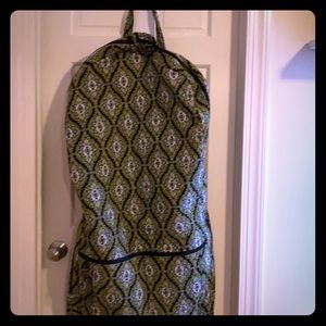 Vera Bradley green/navy pattern garment bag
